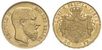 20 franków 1867, złoto 6.44 g, pięknie zachowane