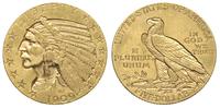 5 dolarów 1909 / D, Denver, złoto 8.36 g, bardzo