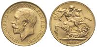 1 funt 1928 / SA, Pretoria, złoto 7.97 g próby 9