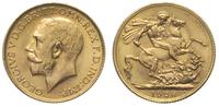 1 funt 1928 / SA, Pretoria, złoto 7.98 g próby 9