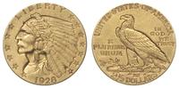2 1/2 dolara 1928, Filadelfia, złoto 4.16 g, Fr.