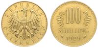100 szylingów 1929, złoto 23.51 g, Fr. 520