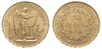 20 franków 1898/ A, Paryż, złoto 6.44 g, bardzo 