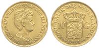 10 guldenów 1911, Utrecht, złoto 6.70 g