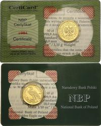 50 złotych 1995, Warszawa, Orzeł Bielik, złoto 3