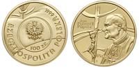 100 złotych 1999, Warszawa, Jan Paweł II, złoto 
