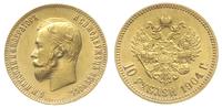 10 rubli 1904, Petersburg, złoto 8.60 g, Kazakov