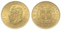 20 lirów 1865/T, Turyn, złoto 6.45 g, Friedberg 