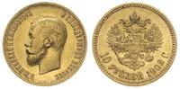 10 rubli 1902 / AP, Petersburg, złoto 8.59 g, Ka