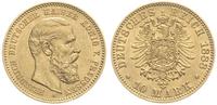 10 marek 1888 / A, Berlin, złoto 3.98 g, bardzo 