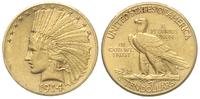 10 dolarów 1914/D, Denwer, złoto 16.69 g