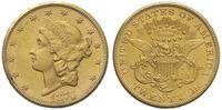 20 dolarów 1876/CC, Carson City, złoto 33.43 g, 