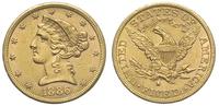 5 dolarów 1886/S, San Francisco, złoto 8.36 g