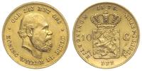 10 guldenów 1875, Utrecht, złoto 6.69 g, Fr. 342