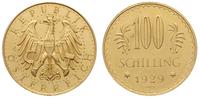 100 szylingów 1929, złoto 23.52 g, Fr 2842