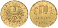 100 szylingów 1931, złoto 23.54 g, Fr 2842