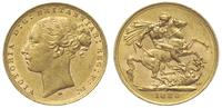 funt 1880/M, Melbourne, złoto 7.98 g, Friedberg 