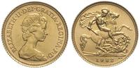 1/2 funta 1982, złoto 4.00 g, Fr 421