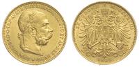 20 koron 1893, Wiedeń, złoto 6.77 g, Fr 504