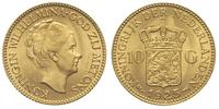 10 guldenów 1925, Utrecht, złoto 6.72 g, Fr 351