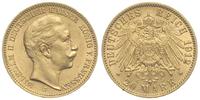20 marek 1912/J, Hamburg, złoto 7.97 g, rzadsze,