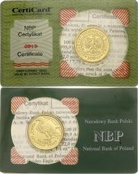 100 złotych 1995, Warszawa, Orzeł Bielik, nr 031