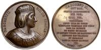 medal z serii władcy Francji - Dagobert II 1840,