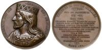 Francja, medal z serii władcy Francji - Teuderyk IV, 1840
