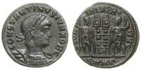 follis 330-5, Nicomedia, Aw: Popiersie cesarza w