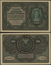 500 marek polskich 23.08.1919, seria I-BU, numer