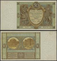 50 złotych 1.09.1929, seria EY, numeracja 294219