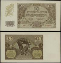 10 złotych 1.03.1940, seria J, numeracja 6738967
