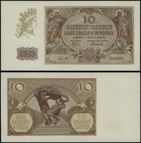 10 złotych 1.03.1940, seria N, numeracja 0386628