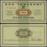 bon na 10 dolarów 1.10.1969, seria dużymi litera