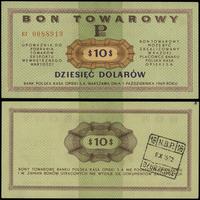 bon na 10 dolarów 1.10.1969, seria dużą i małą l