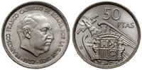50 peset 1957, Madryt, 58 w gwiadzce, miedzionik