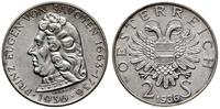 2 szylingi 1936, Wiedeń, 200. rocznica śmierci E