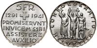 5 franków 1941 B, Berno, 650. rocznica Konfereda