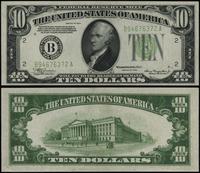 10 dolarów 1934, seria B94676372A, zielona piecz