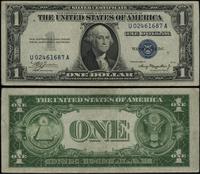 1 dolar 1935 A, seria U02461687A, niebieska piec