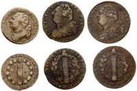 zestaw 3 monet 1792, 12 deniers (Lille), 2 x 2 s