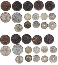 zestaw 16 monet, 1/2 skillinga 1840, 4 x 2 öre (