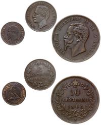 zestaw 3 monet, 2 centesimi 1903 (Włochy - Wikto