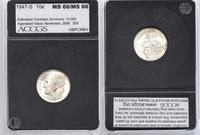 Stany Zjednoczone Ameryki (USA), dime (10 centów), 1947 S