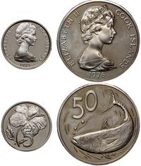 lot 2 monet, Llantrisant, 5 centów 1973 i 50 cen