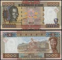 1.000 franków gwinejskich 2006, seria BR, numera