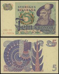 5 koron 1981, seria DS A, numeracja 176534, Pick