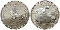 100 franków 1990, Albertville 1992 - bobsleje, s
