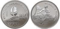 100 franków 1989, Albertville 1992 - łyżwiarstwo