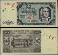 20 złotych (wzór Jaroszewicza) 1.07.1948, seria 